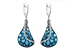 A233-23569: EARR 6.86 BLUE TOPAZ 7.05 TGW