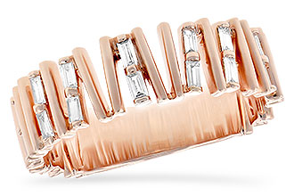 A235-96287: LDS DIA WED RG .24 TW BAGUETTES