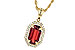 A235-97241: NECK 1.66 GARNET 1.75 TGW