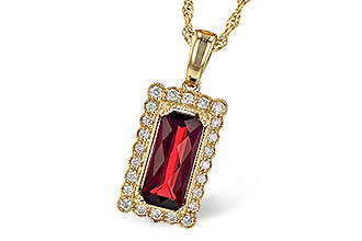 A318-65405: NECK 1.80 GARNET 1.95 TGW