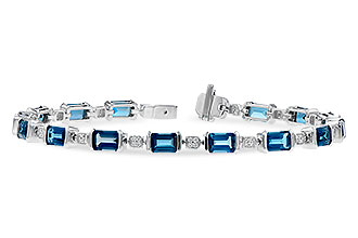 A318-66314: BRACELET 7.90 LONDON BLUE TOPAZ 8.13 TGW