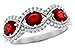A318-68150: LDS WED RG 1.10 TW RUBY 1.35 TGW (6x4MM RUBY)