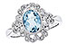 A319-57241: LDS RG .98 AQUA 1.14 TGW (8x6MM AQ)