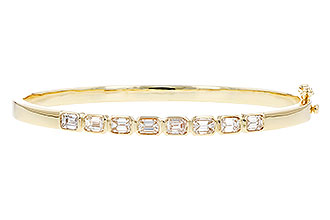 A319-58141: BANGLE 2.00 TW EMERALD CUTS