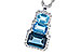 A319-58169: NECK 2.48 TW BLUE TOPAZ 2.64 TGW