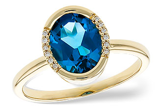 A319-59069: LDS RG 1.90 TW LONDON BLUE TOPAZ 1.93 TGW(9x7 LBT)