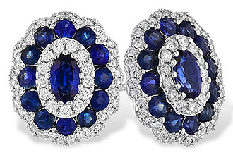 A319-63623: EARR 1.77 TW SAPPHIRE 2.24 TGW (5x3MM SAPP)