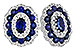 A319-63623: EARR 1.77 TW SAPPHIRE 2.24 TGW (5x3MM SAPP)