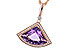 A320-48105: NECKLACE 2.80 AMETHYST 2.97 TGW