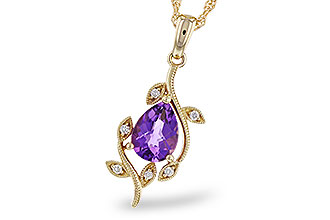 A320-49050: NECKLACE .88 AMETHYST .93 TGW (8x6MM AMY)