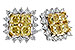 A320-49950: EARR 1.04 FANCY YELLOW DIAMONDS 1.44 TW