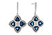 A320-50832: EARRINGS 1.73 LONDON BLUE TOPAZ 1.82 TGW