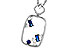 A320-51769: NECKLACE .35 TW SAPPHIRE .46 TGW