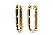 A320-51814: GOLD EARRINGS (18MM)