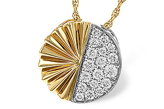 A320-52641: NECKLACE .50 TW