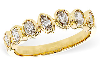 A320-52723: LDS DIA WED RG .62 TW FANCY CUT DIAS