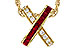 A320-54478: NECKLACE .53 TW RUBY .70 TGW