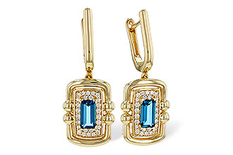 A321-37232: EARR .82 TW LONDON BLUE TOPAZ 1.00 TGW (6x3MM LBT)