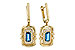 A321-37232: EARR .82 TW LONDON BLUE TOPAZ 1.00 TGW (6x3MM LBT)