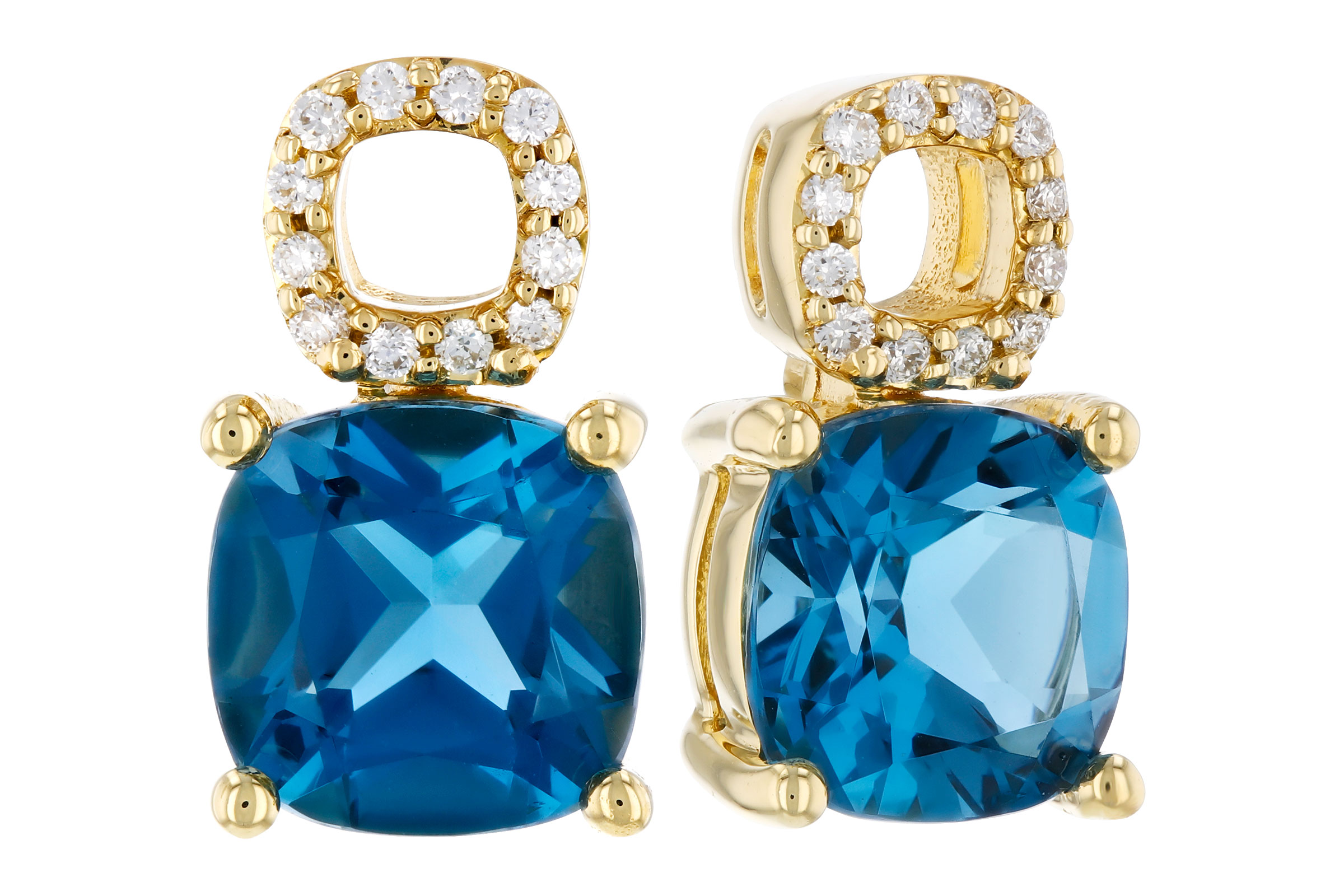 A321-39050: EARR 1.92 TW LONDON BLUE TOPAZ 1.98 TGW (6MM LBT)