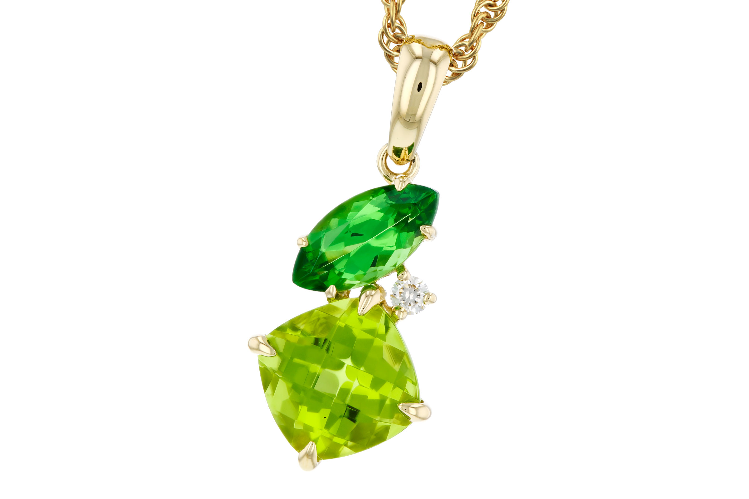 A321-39932: NECKLACE 1.97 TW SEMI-PREC (PER,TSAV) 2.00 TGW