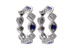 B046-82641: EARRINGS .20 SAPP .25 TGW