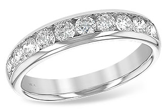 B138-69978: LDS WED RG .75 TW (10 STONES)