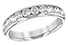 B138-69978: LDS WED RG .75 TW (10 STONES)