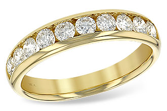 B138-69978: LDS WED RG .75 TW (10 STONES)