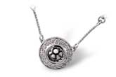 B142-33596: SEMI-NECKLACE .16 TW