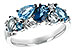 B235-00905: LDS RG 2.05 BLUE TOPAZ 2.16 TGW