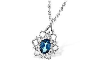 B235-07196: NECK .47 BLUE TOPAZ .56 TGW