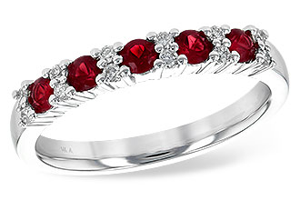 B235-92723: LDS WED RG .44 RUBY .58 TGW