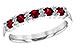 B235-92723: LDS WED RG .44 RUBY .58 TGW