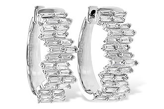 B235-96350: EARR .70 TW BAGUETTE DIAS