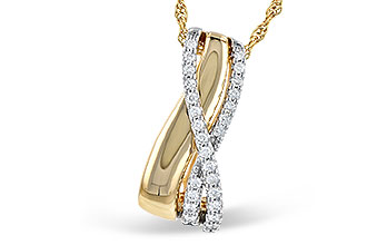 B318-66332: NECKLACE .26 TW
