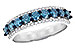 B318-71805: LDS DIA RG .80 TW BLUE DIAS 1.00 TW