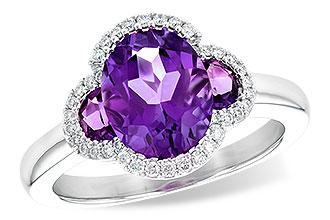 B319-56296: LDS RG 2.44 TW AMETHYST 2.60 TGW