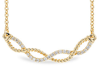 B319-56323: NECKLACE .12 TW (18")