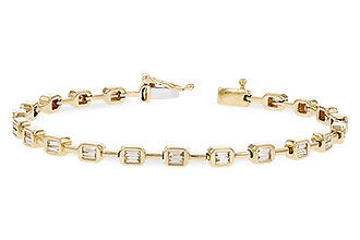 B319-59950: BRACELET .90 TW BAGUETTE