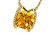 B319-59996: NECKLACE 3.74 CITRINE 3.85 TGW (10MM CIT)