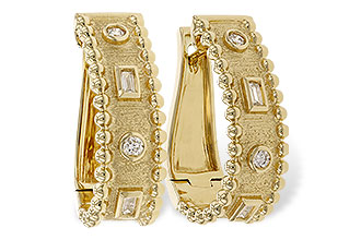 B319-61778: EARRINGS .09 BAG .18 TW