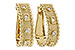 B319-61778: EARRINGS .09 BAG .18 TW