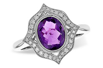 B319-61796: LDS RG 1.52 AMETHYST 1.70 TGW (9x7MM AMY)