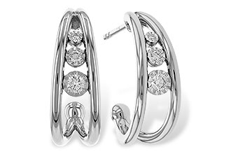 B319-62659: EARRINGS .16 TW