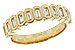 B320-47187: LDS WED RG .30 TW BAGUETTES