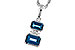 B320-48150: NECK .95 TW LONDON BLUE TOPAZ .98 TGW