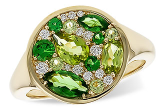 B320-49932: LDS RG 1.34 TW SEMI-PRECIOUS (TSAV, PER) 1.50 TGW