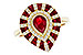 B320-49987: LDS RG 2.05 TW RUBY 2.29 TGW (7x5MM PS)