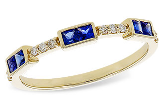 B320-49996: LDS WED RG .36 SAPPHIRE .43 TGW